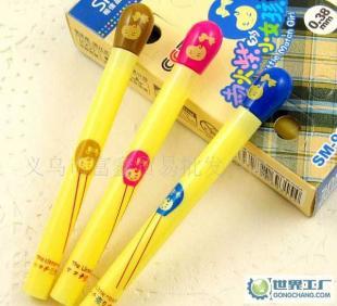 韩国文具 可爱短款火柴头中性笔 学习用品 黑 0.38 粗款_办公.文教_世界工厂网中国产品信息库
