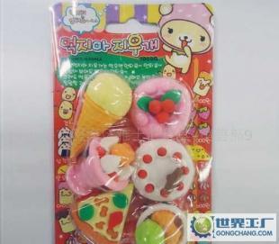 食物橡皮擦套装 橡皮擦tpr 学习文具 办公用品 创意 学生礼品_办公、文教_世界工厂网中国产品信息库