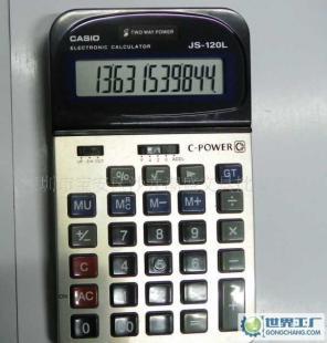 JS-12L 12位计算器 卡西欧 办公用品 太阳能 礼品计算器_办公、文教_世界工厂网中国产品信息库